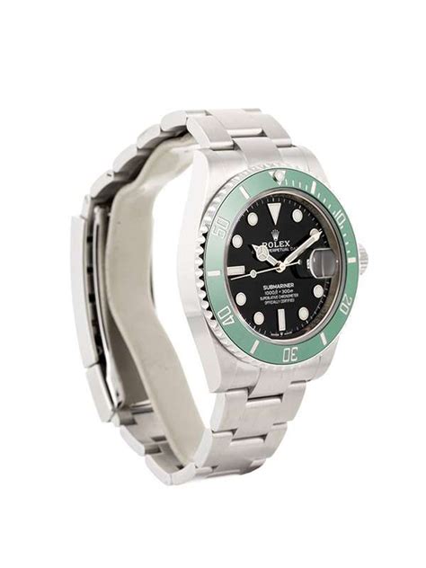 Rolex Submariner Date GHIERA VERDE STARBUCKS 41MM IN .